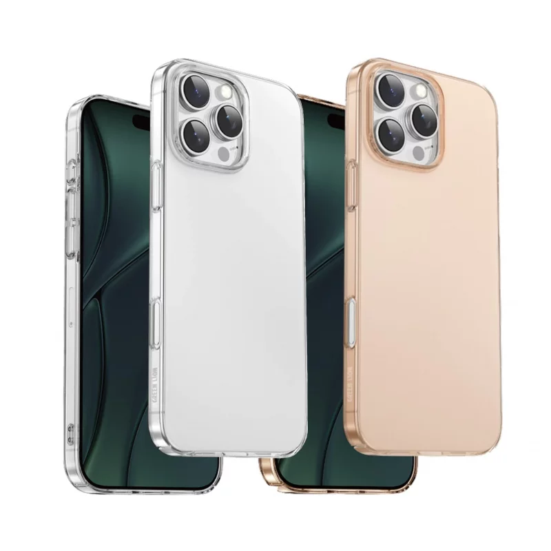 کاور شفاف نازک آیفون 16 پرو مکس گرین لاین مدل Green Lion Delgado PC iPhone 16 Pro Max