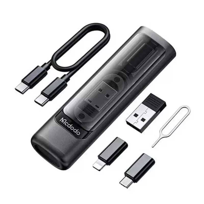 پکیج مسافرتی کابل و تبدیل چند کاره تایپ سی، یو اس بی, میکرو و لایتنینگ مک دودو Mcdodo WF-1720