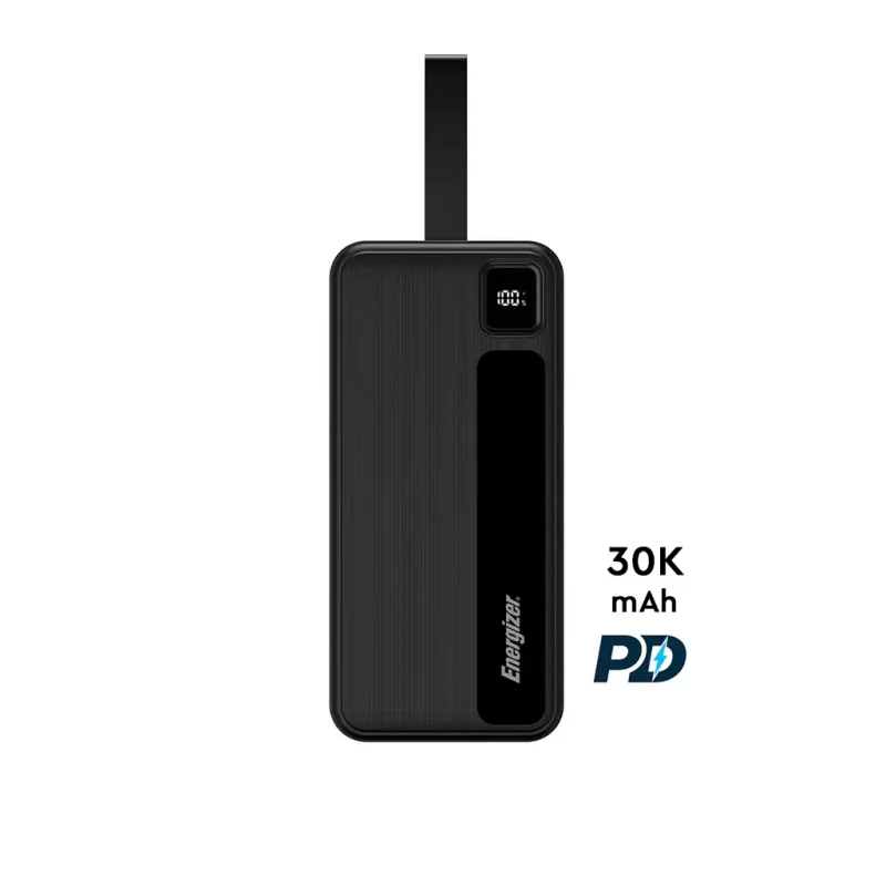 پاور بانک تایپ سی و USB-A سه خروجی 22.5 وات انرجایزر مدل UE30035PQ ظرفیت 30000 میلی آمپر