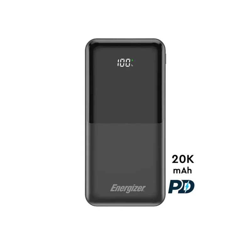 پاور بانک تایپ سی و USB-A سه خروجی 22.5 وات انرجایزر مدل UE20069PQ ظرفیت 20000 میلی آمپر