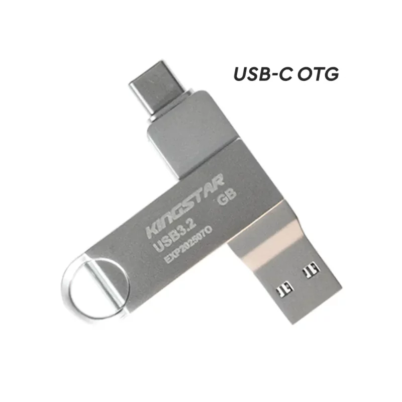 فلش مموری تایپ سی کینگ استار USB 3.2 + Type-C C60 ظرفیت 32 گیگابایت