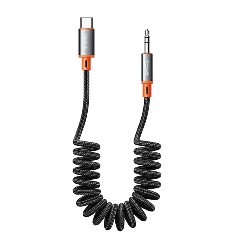 کابل تبدیل تایپ سی به AUX مک دودو گارانتی متین CA-0900 طول 1.8 متر