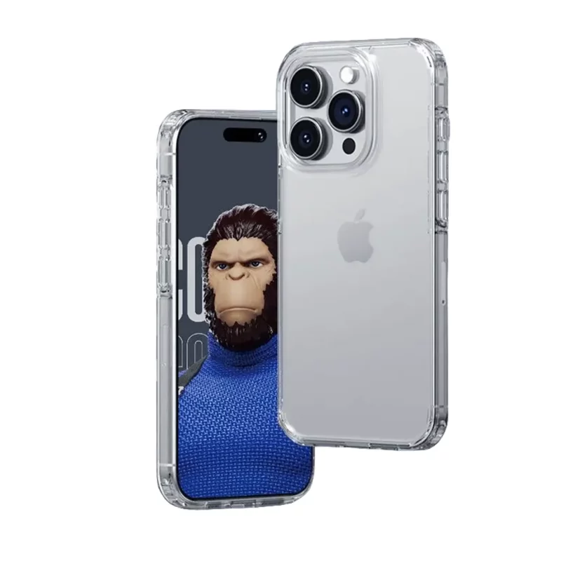 کاور شفاف ضد ضربه 3 لایه آیفون 16 پرو بلوئو BLUEO Crystal+ iPhone 16 Pro