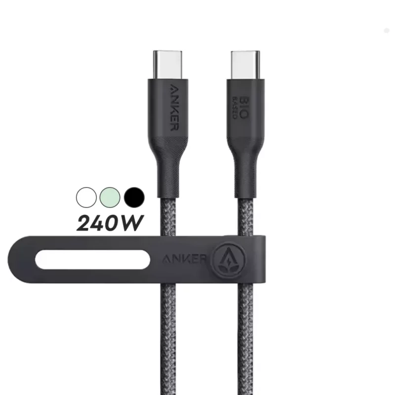 کابل تایپ سی 240 وات سوپر فست شارژ انکر مدل Anker 544 USB-C A80F5 طول 0.9 متر