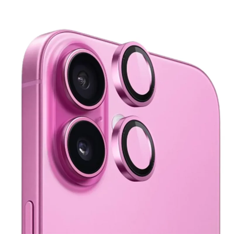 محافظ لنز دوربین رینگی آیفون 16 و 16 پلاس بلوئو BLUEO Metal Frame iPhone 16/16 Plus