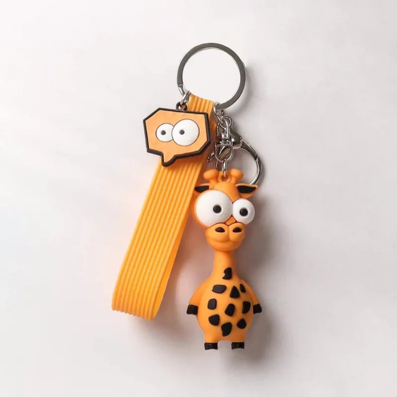 جاسوییچی جاکلیدی سلیکونی فانتزی مدل زرافه