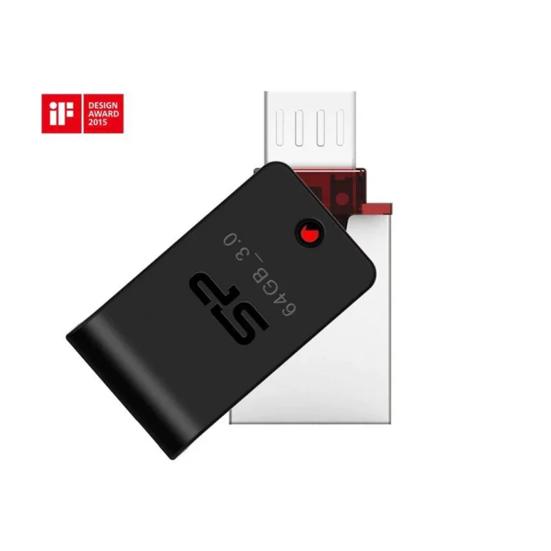 فلش مموری او تی جی میکرو سیلیکون پاور Mobile X31 USB3.0+ MicroUSB ظرفیت 32 گیگابایت