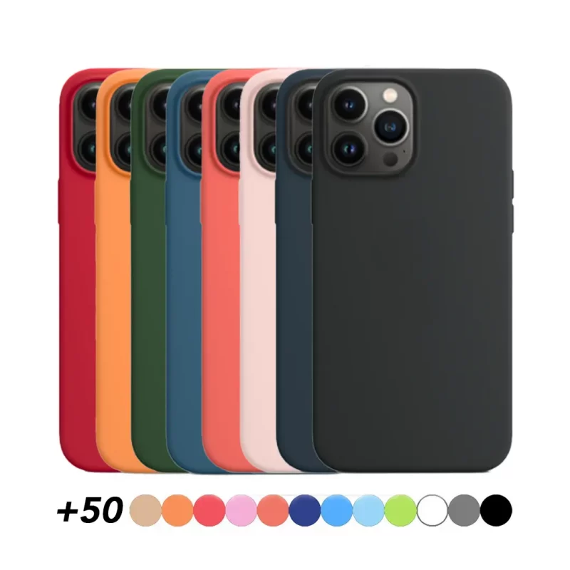 قاب آیفون سیلیکونی مدل Silicone آیفون های سری 13 (13/13 پرو/13پرومکس) اپل - رنگ بندی
