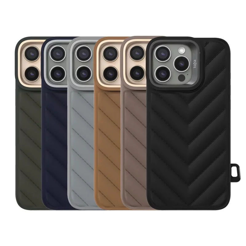کاور چرمی آیفون 16 پرو اصلی کجسا KAJSA Dale V Shape iPhone 16 Pro