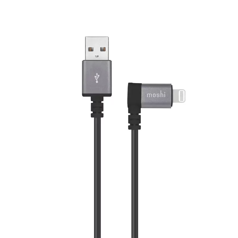 کابل شارژ آیفون لایتنینگ 90 درجه گیمینگ موشی Moshi 90 Degree طول 1.5 متر
