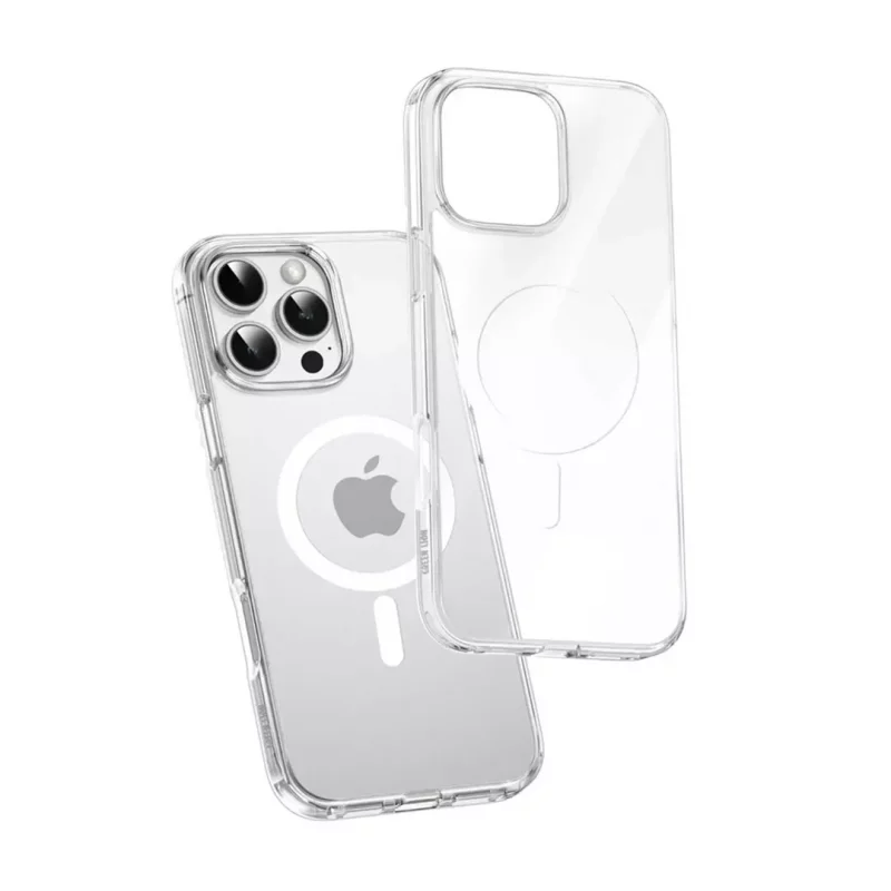 قاب آیفون 16 مگ سیف ژله ای ( کاور ) گرین لاین Green Lion Crystal Clear iPhone 16