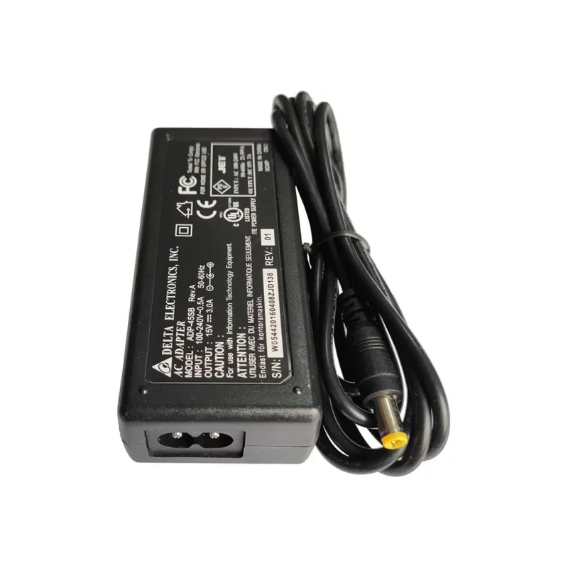 آداپتور 15 ولت 3 آمپر (45 وات) دلتا مدل ADP-45SB