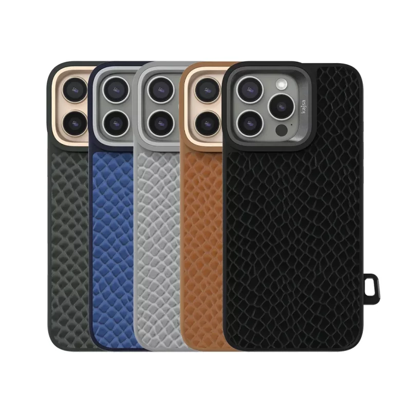 قاب آیفون 16 ( کاور ) مگ سیف چرمی اصلی کجسا KAJSA Pearl iPhone 16