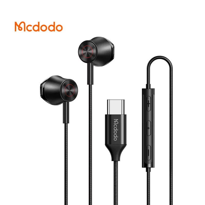 هندزفری با سیم تایپ سی مک دودو Mcdodo USB-C HP-407