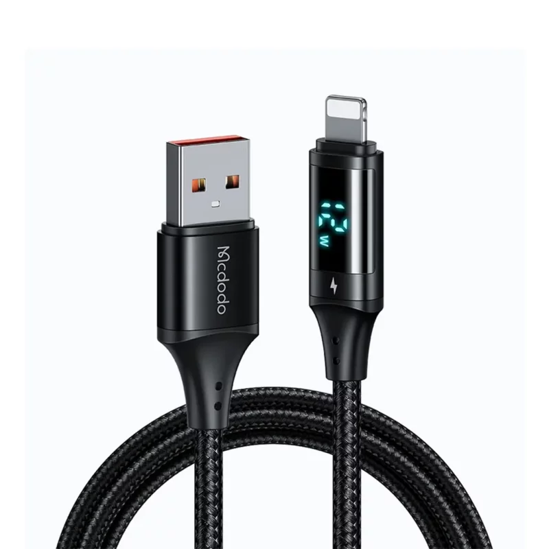 کابل شارژ آیفون لایتنینگ 3 آمپر مک دودو مدل Mcdodo 3A CA-1060 طول 1.2 متر
