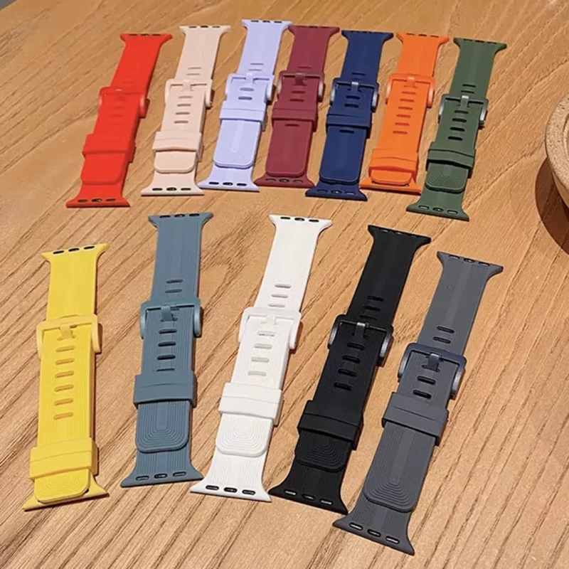 بند اپل واچ سیلیکونی طرح سواچ - تمامی سایزها - رنگ بندی