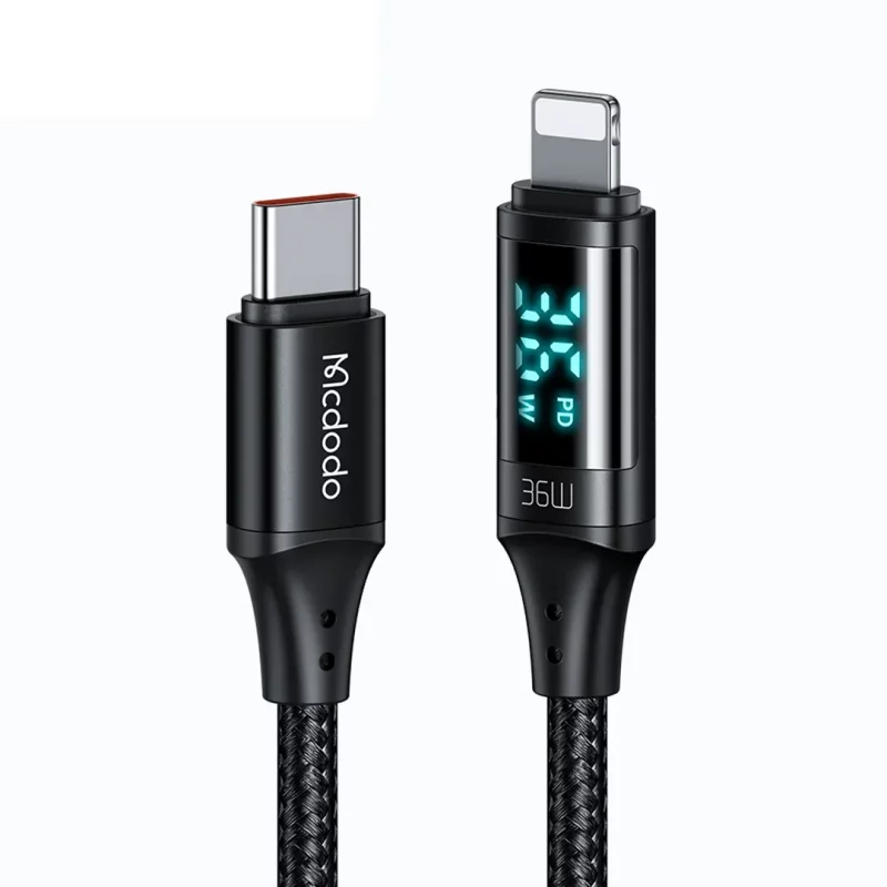 کابل شارژ آیفون تایپ سی به لایتنینگ 36 وات دیجیتال مک دودو مدل Mcdodo CA-1030 طول 1.2 متر