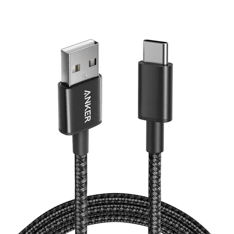 کابل شارژ تایپ سی با کارپلی آیفون انکر مدل Anker USB-C A8173H11 طول 1.8 متر