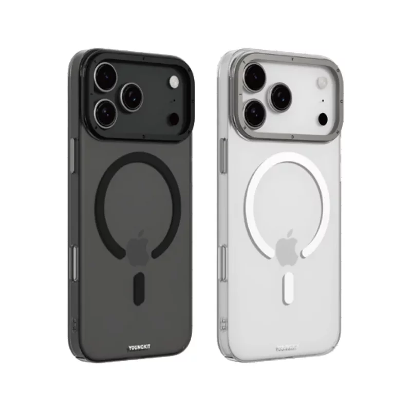 قاب آیفون 17 پرو مکس ( کاور ) مگ سیف شفاف یانگ کیت Crystal Shield iPhone 17 Pro Max