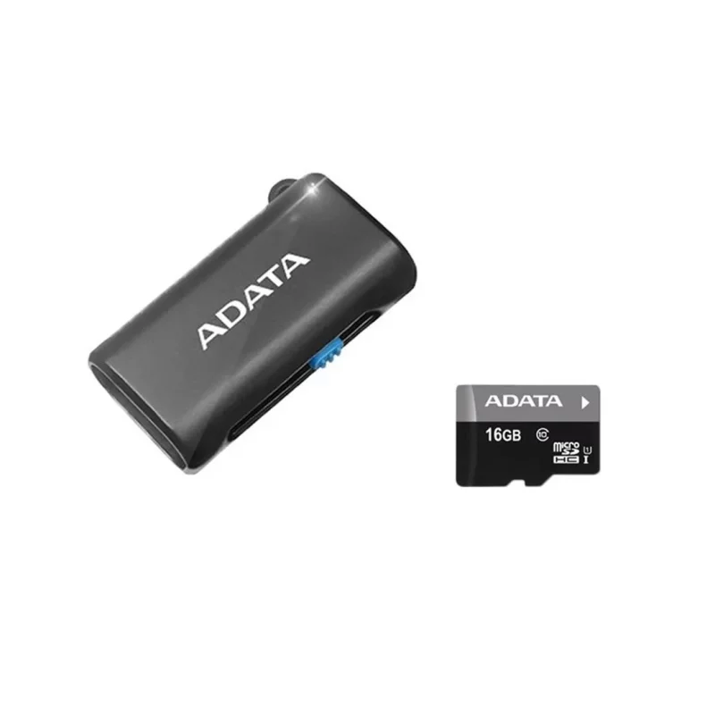 کارت حافظه‌ microSDHC ای دیتا Premier با میکرو ریدر ظرفیت 16 گیگابایت