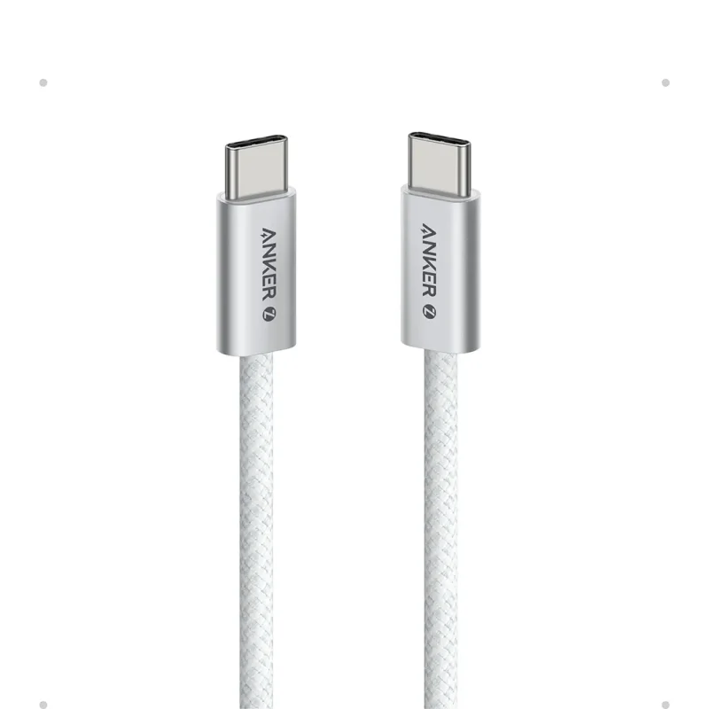 کابل شارژ تایپ C انکر 240 وات مدل Anker ZOLO USB-C A8060 طول 1 متر