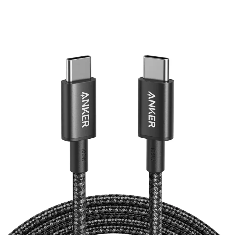 کابل شارژ تایپ C انکر 100 وات مدل Anker 333 USB-C A8757 طول 1.8 متر