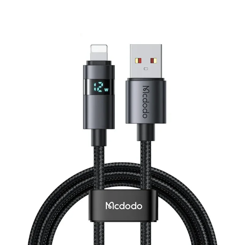 کابل شارژ آیفون لایتنینگ 3 آمپر کارپلی مک دودو مدل Mcdodo CA-649 طول 1.2 متر