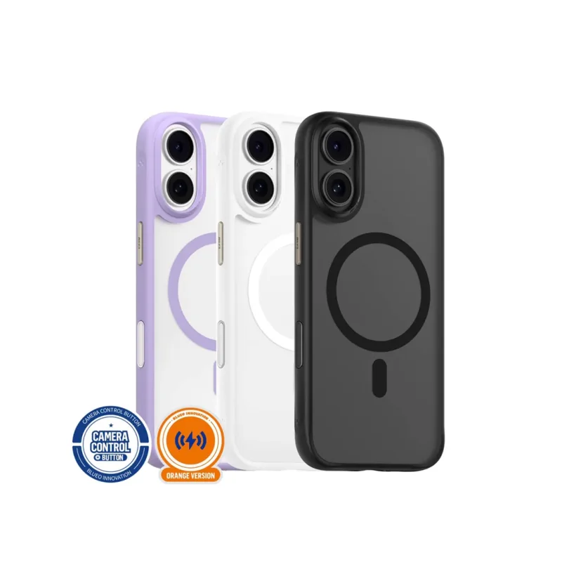 قاب آیفون 17 نرمال مگ سیف بلوئو Blueo Skin Friendly Stain & Slip Resistant iPhone 17