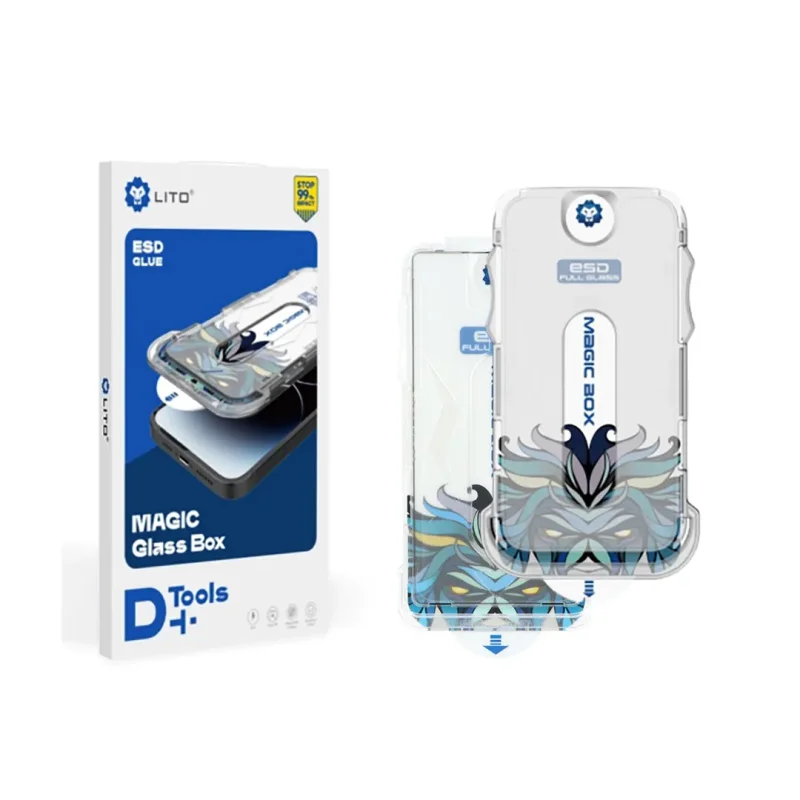 محافظ صفحه گلس سامسونگ اس 24 اولترا با کیت نصب لیتو Lito Magic Box S24 Ultra
