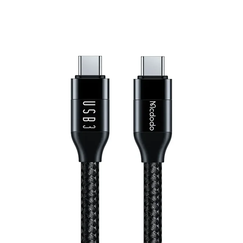 کابل شارژ تایپ سی و انتقال تصویر 100 وات مک دودو USB3 CA-7132 طول 1.2 متر