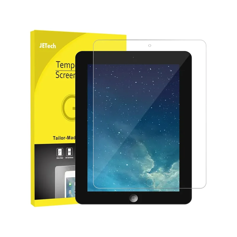 گلس محافظ صفحه آیپد 9.7 فول شیشه ای مناسب iPad 1 (2010)/iPad 2 (2011)/iPad 3 (2012)/iPad 4 (2012/2013)