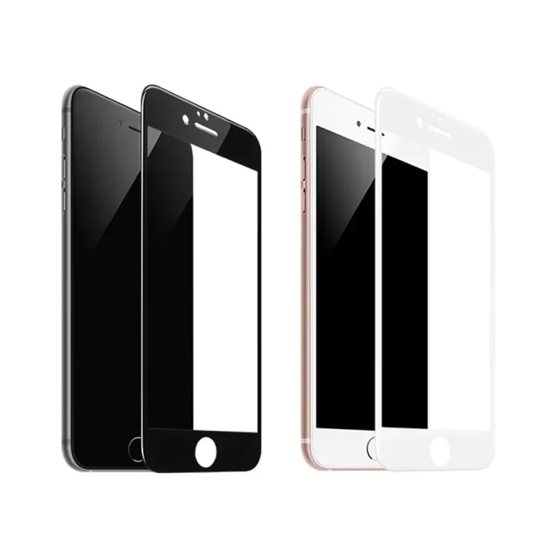 محافظ صفحه نمایش گلس آیفون 7 و 8 و SE شیشه ای مدل 9D iPhone 7/8/SE