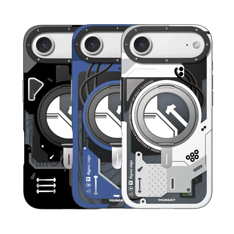 قاب  آیفون 17 ایر مگ سیف پایه هولدر یانگ کیت CyberPunk 360 iPhone 17 Air