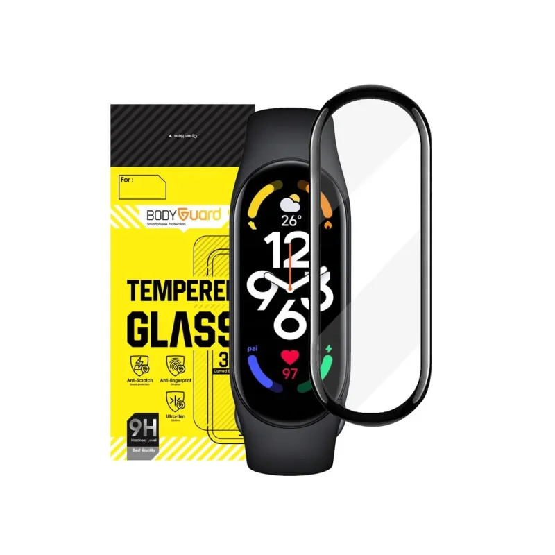 محافظ صفحه نمایش بادیگارد مدل PMMA مناسب ساعت هوشمند شیائومی Mi Band 8
