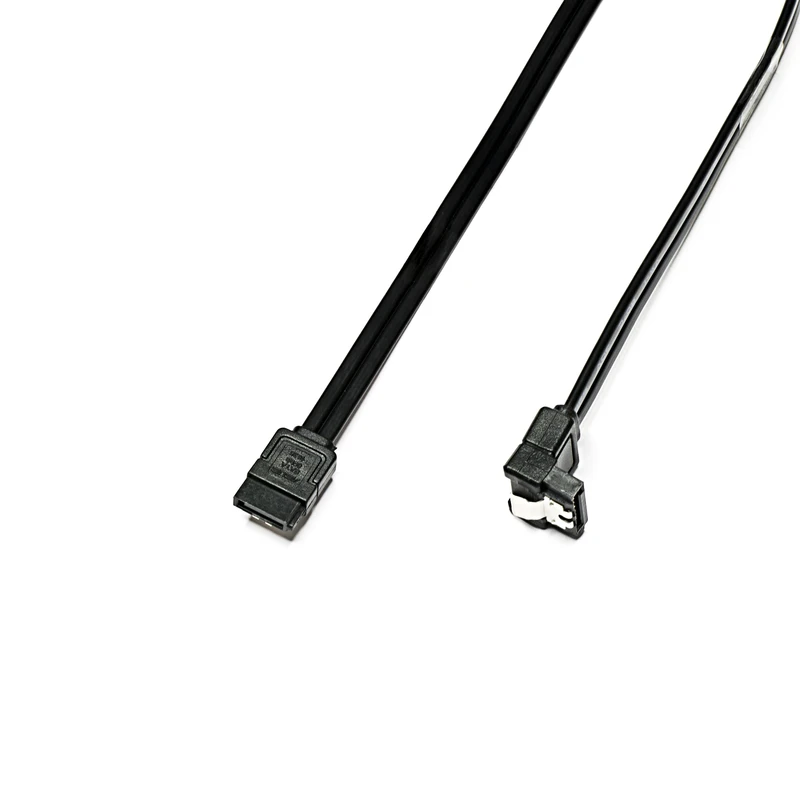 کابل دیتا ساتا ایسوس مدل SATA 3 قفل دار 90 درجه طول 50 سانتی متر