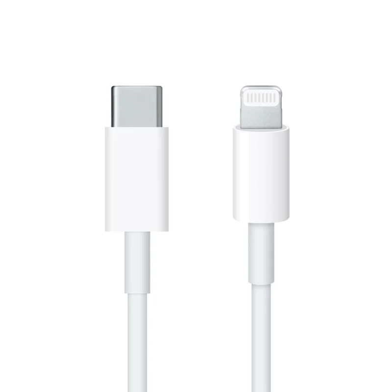 کابل شارژ آیفون تایپ سی به لایتنینگ اصلی اپل طول 1 متر USB-C to Lightning بدون جعبه