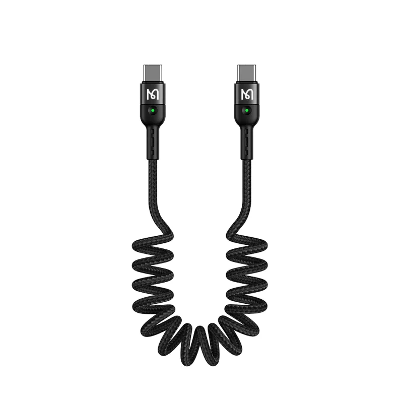 کابل شارژ تایپ سی فنری 60 وات مک دودو Mcdodo PD CA-7860 طول 1.8 متر