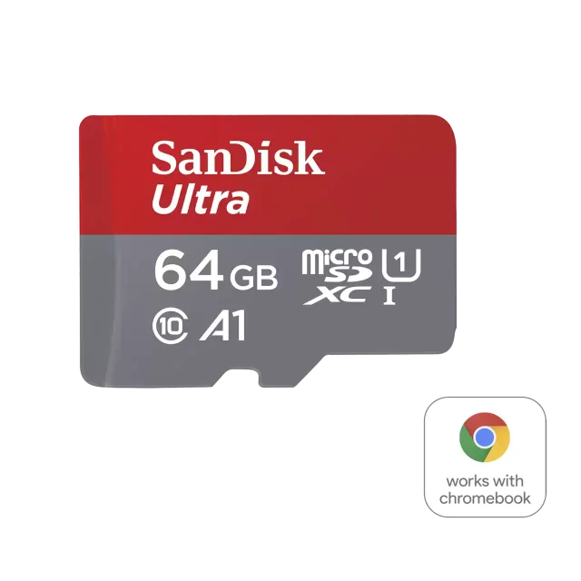 کارت حافظه microSDXC سن دیسک مدل Ultra A1 کلاس 10 استاندارد UHS-I سرعت 140MBps ظرفیت 64 گیگابایت