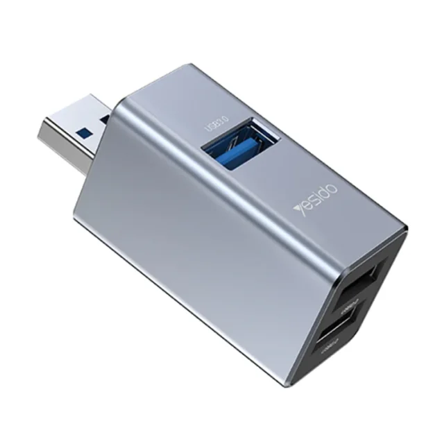 هاب 3 پورت یسیدو مدل Yesido 3 Port USB3.0 Mini Hub