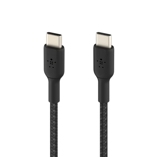 کابل تایپ سی به تایپ‌سی بلکین مدل Belkin BoostCharge Braided طول 1 متر 60 وات