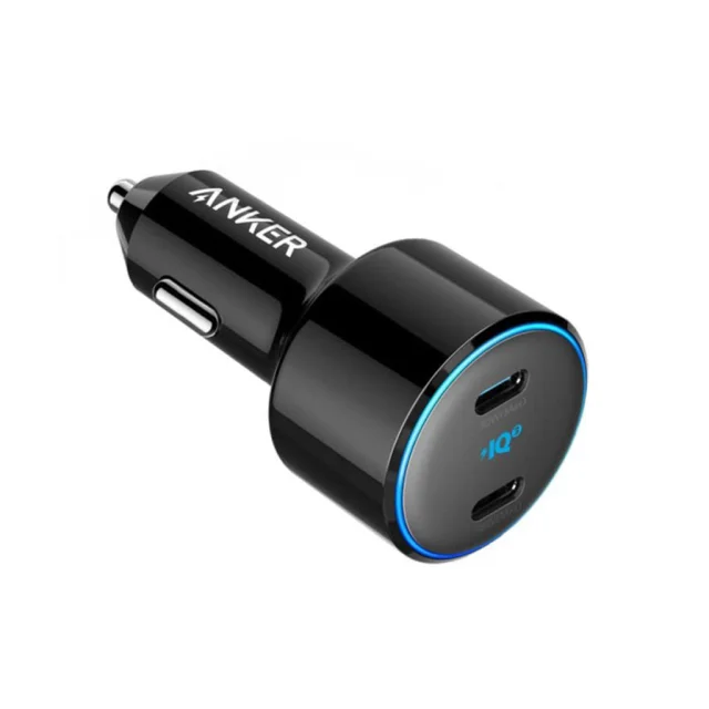 شارژر فندکی 2 پورت تایپ‌سی  48 وات انکر مدل Anker PowerDrive+ III Duo 48W A2725