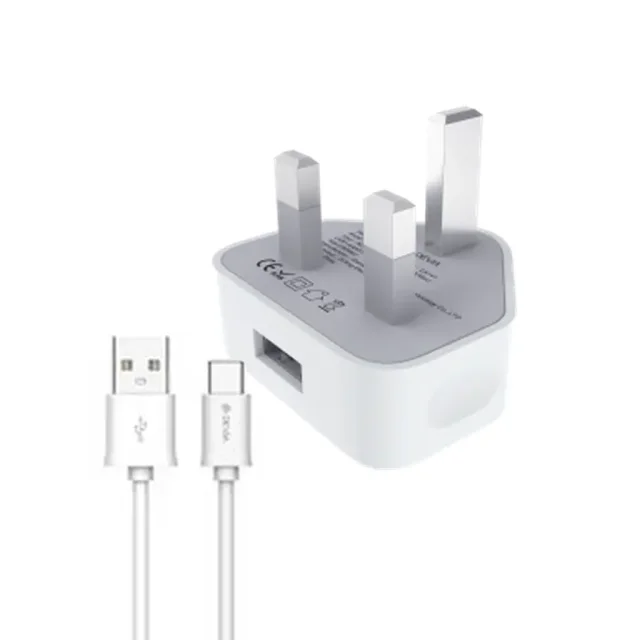 شارژر 10 وات یو اس بی دوییا مدل DEVIA Smart Charger EA160 با کابل Type-C
