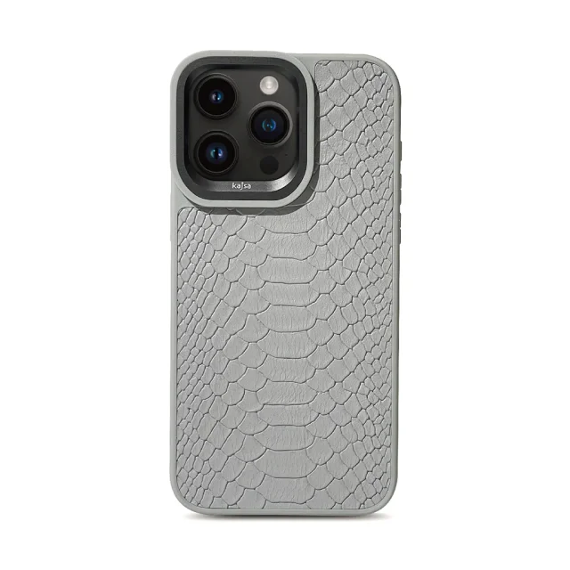 کاور چرمی اصل کجسا مدل Snake Pattern مناسب آیفون 15 پرومکس اپل iPhone 15 Pro Max