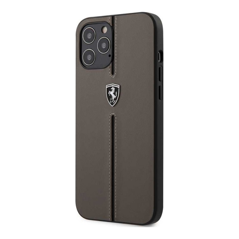 کاور چرمی فراری مدل Off Track Stripe مناسب آیفون 12 و 12 پرو اپل iPhone 12/12 Pro