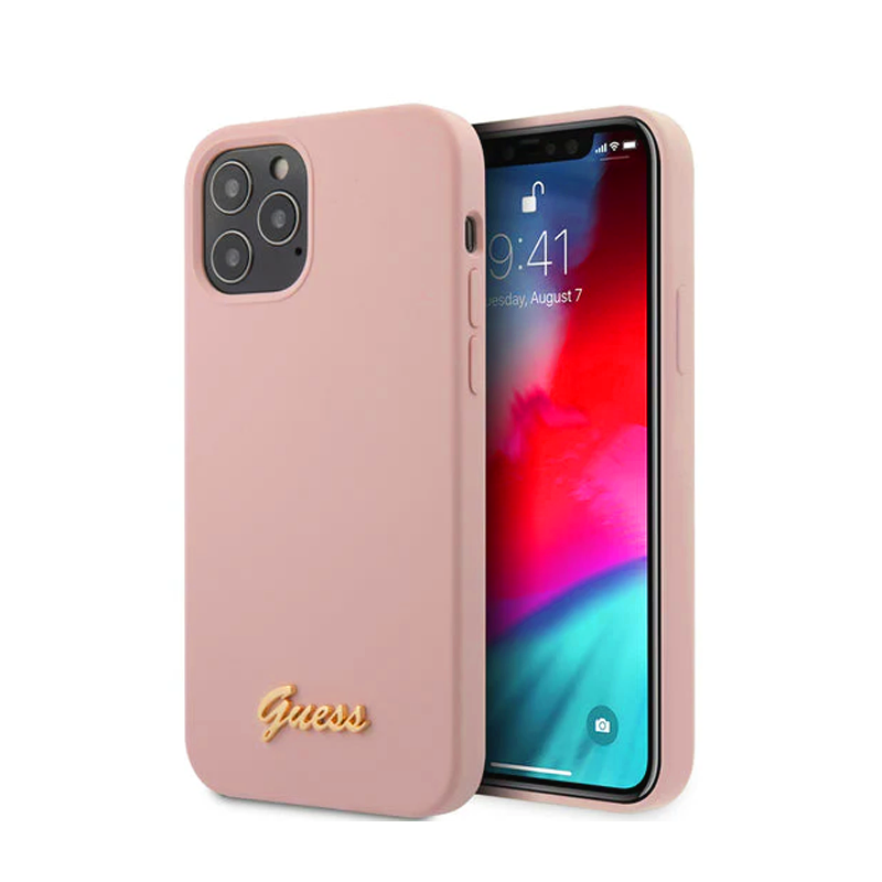 کاور اورجینال گس مدل Silicone Metal Logo مناسب آیفون 12 پرومکس اپل iPhone 12 Pro Max