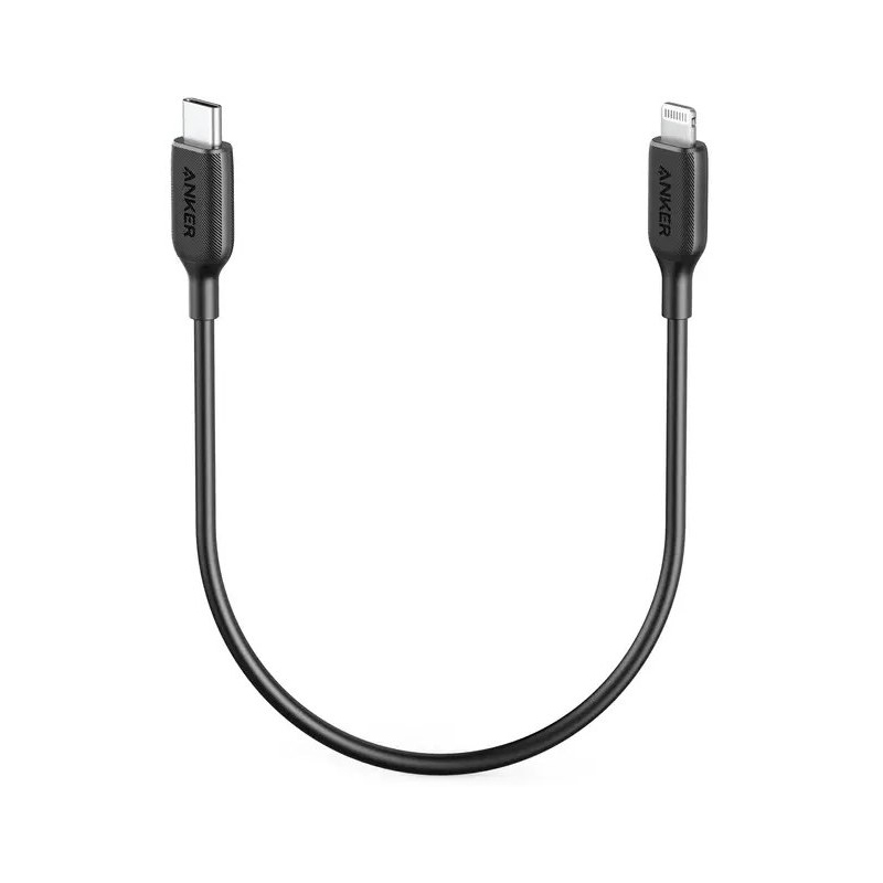 کابل تایپ سی به لایتنینگ انکر مدل Anker PowerLine III A8831 طول 0.3 متر