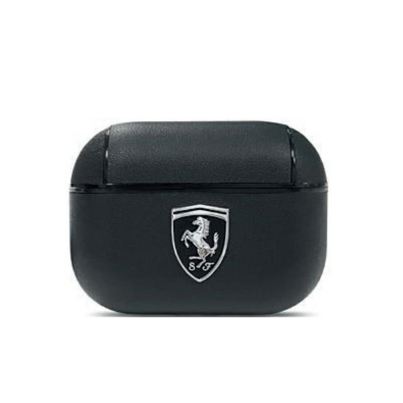 کاور چرمی ایرپاد فراری مدل Ferrari Leather Black مناسب ایرپاد پرو اپل AirPods Pro