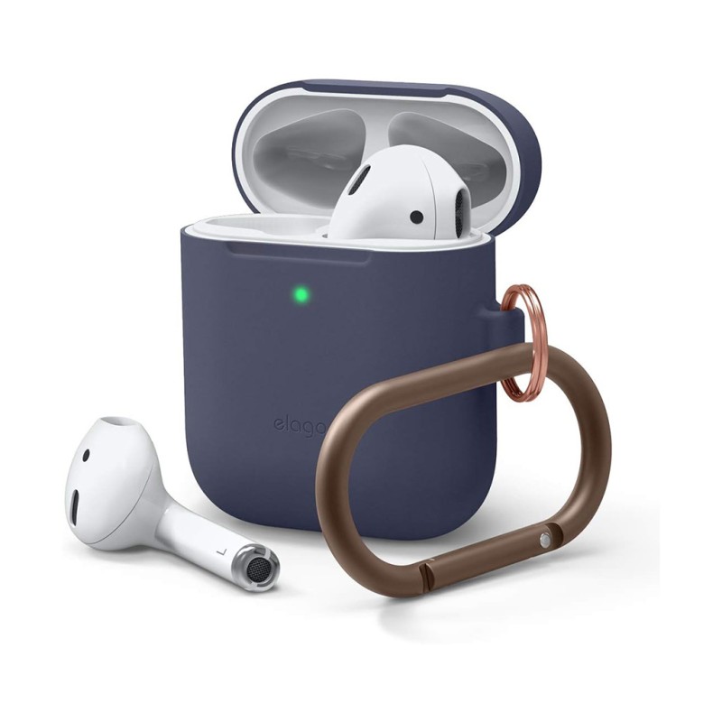 کاور سیلیکونی ایرپاد الاگو مدل Skinny Hang مناسب ایرپاد 2 و 1 اپل AirPods 1/2