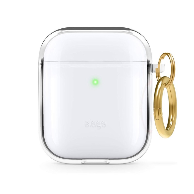 کاور شفاف ایرپاد الاگو مدل Clear Hang مناسب ایرپاد 2 و 1 اپل AirPods 1/2