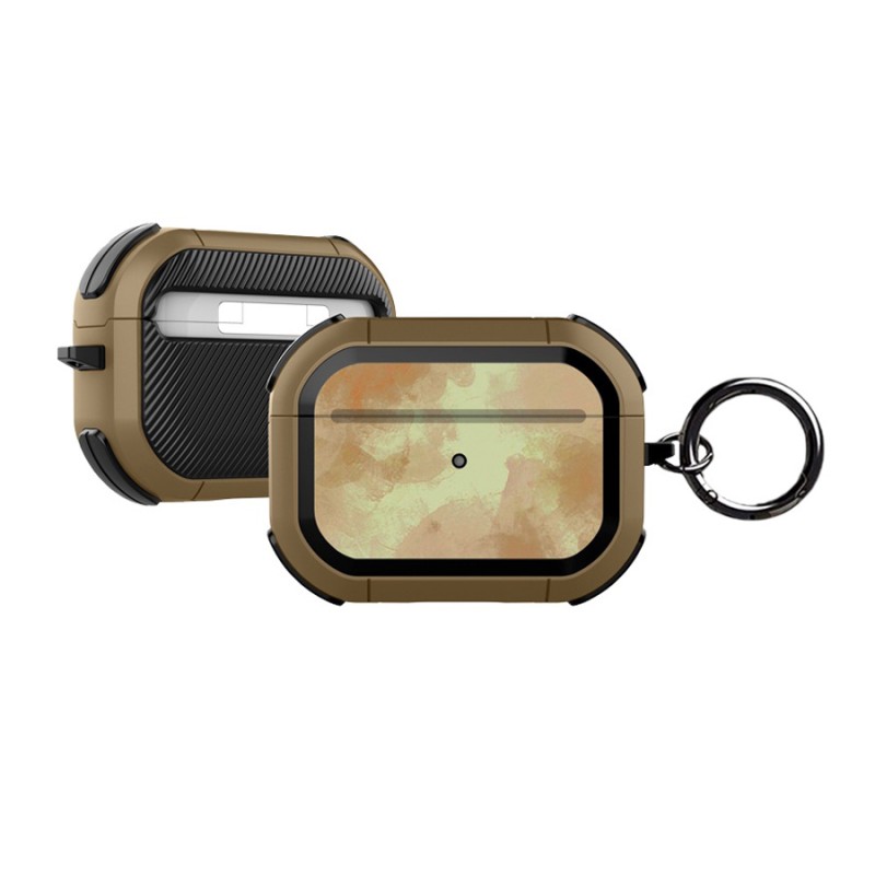 کاور ضد ضربه ایرپاد Eggshell مدل آبرنگی قهوه ای مناسب ایرپاد پرو اپل AirPods Pro